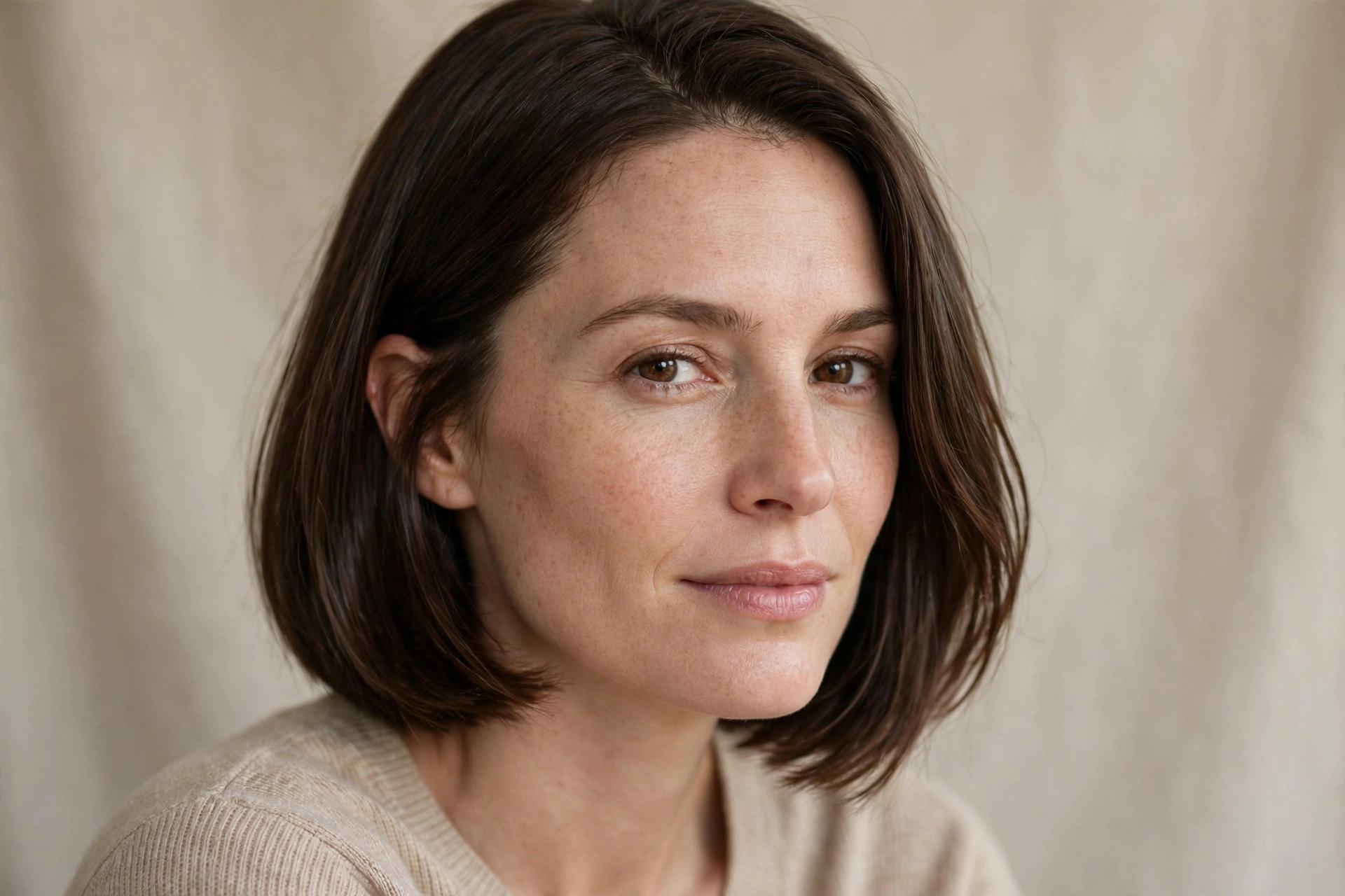 Woman with a chic short bob haircut — short hair cuts for women.