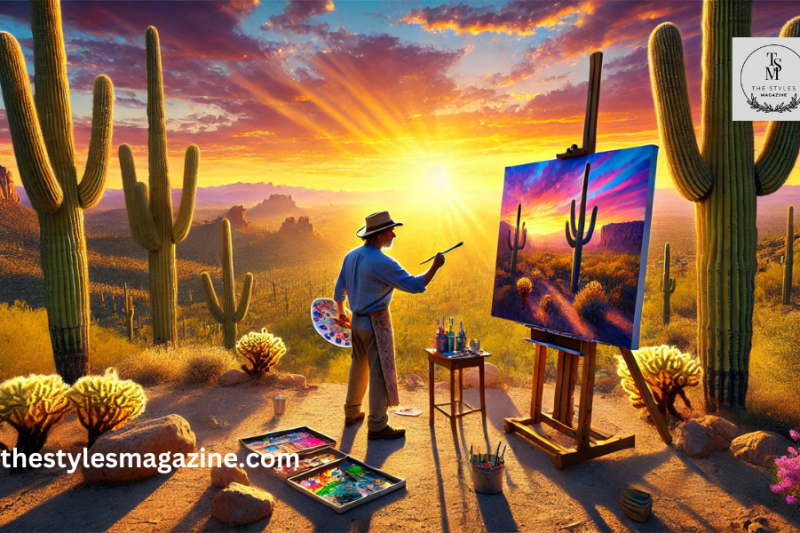 How David Cowan Tucson Arizona Artist Brings The Desert To Life