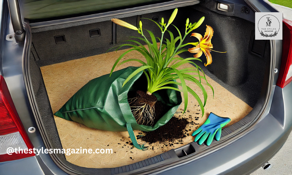 daylily broke transport en in bag