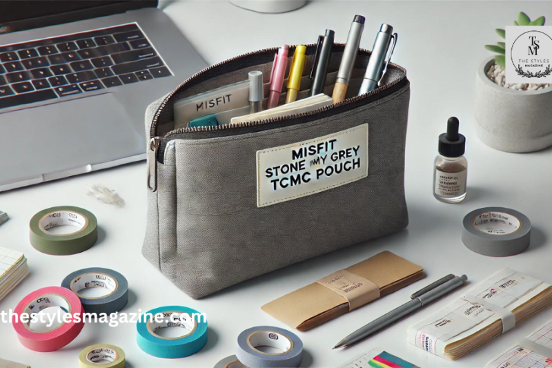 Why The Misfit Stone Grey TCMC Pouch Stationery Is A Must-Have For Organizing Your Essential