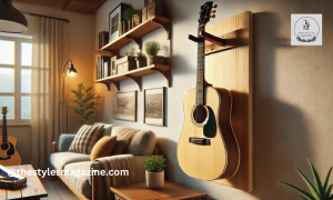 musician's gear wood guitar wall hanger natural coupon code