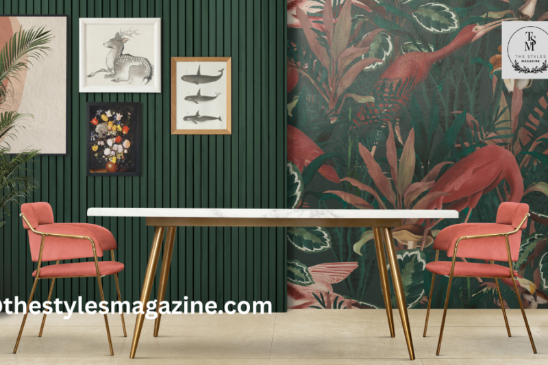 Tropical Leaf Wallpaper: Accent Walls — And Beyond