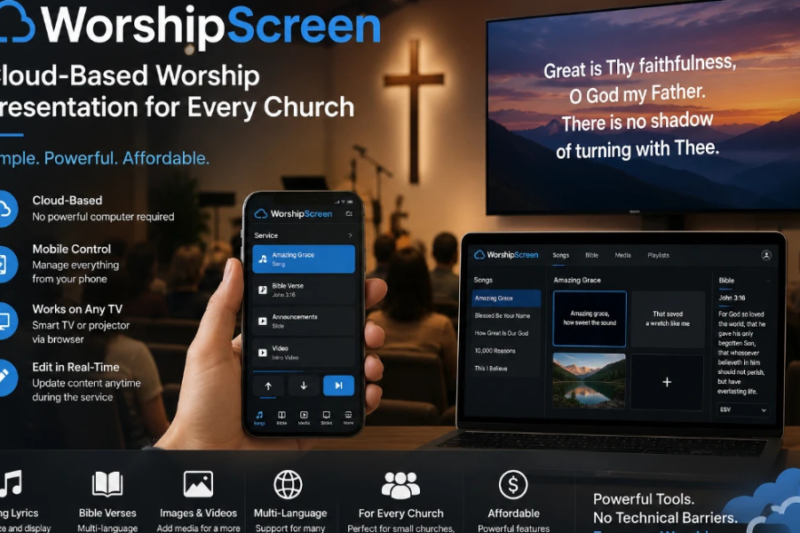 The Future of Church Media: How Small Churches Can Create Professional Worship Presentations With Simple Technology